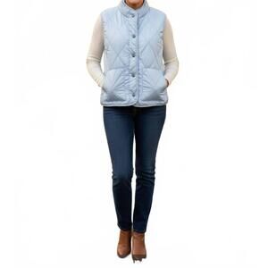 NEW KEREN HART reversible vest in ice blue